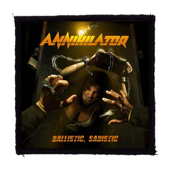 ANNIHILATOR: Ballistic Sadistic (9,5 cm x 9,5 cm) (felvarró) ANNIHILATOR: Ballistic Sadistic (9,5 cm x 9,5 cm) (felvarró)
