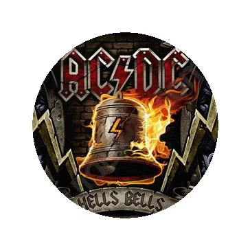 AC/DC: Hells Bells (nagy jelvény, 3,7 cm)