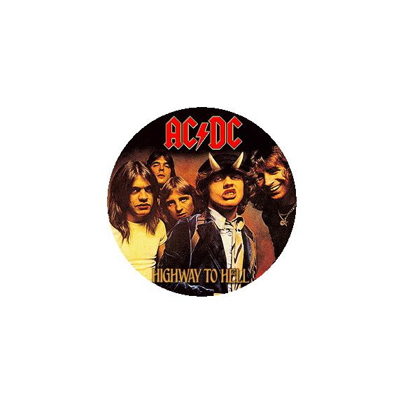 AC/DC: Highway To Hell (nagy jelvény, 3,7 cm) AC/DC: Highway To Hell (nagy jelvény, 3,7 cm)