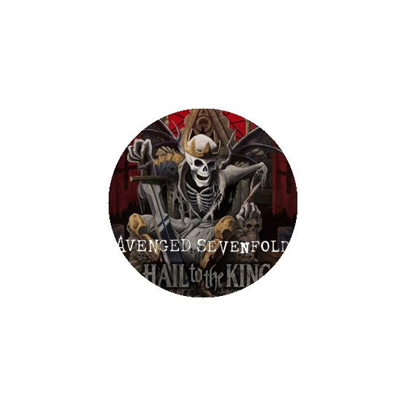 AVENGED SEVENFOLD: Hail To The King (nagy jelvény, 3,7 cm) AVENGED SEVENFOLD: Hail To The King (nagy jelvény, 3,7 cm)