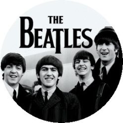 BEATLES: 1964 B/W (nagy jelvény, 3,7 cm)