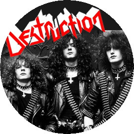 DESTRUCTION: Band (nagy jelvény, 3,7 cm)