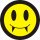 GOTH SMILEY (nagy jelvény, 3,7 cm)