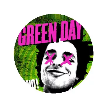 GREEN DAY: Uno! (nagy jelvény, 3,7 cm)