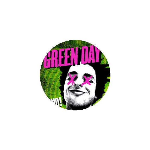 GREEN DAY: Uno! (nagy jelvény, 3,7 cm) GREEN DAY: Uno! (nagy jelvény, 3,7 cm)