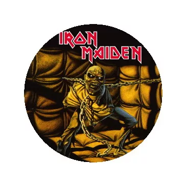 IRON MAIDEN: Piece Of Mind (nagy jelvény, 3,7 cm)