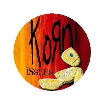 KORN: Issues (nagy jelvény, 3,7 cm)