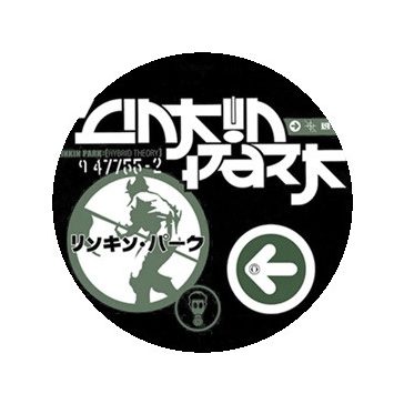 LINKIN PARK: Hybrid Logo (nagy jelvény, 3,7 cm)