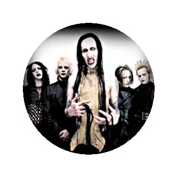 MARILYN MANSON: Group (nagy jelvény, 3,7 cm)
