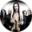 MARILYN MANSON: Group (nagy jelvény, 3,7 cm)