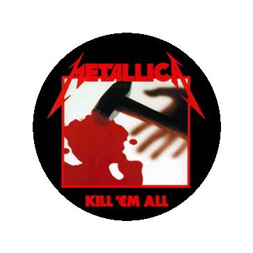 METALLICA: Kill 'em All (nagy jelvény, 3,7 cm)