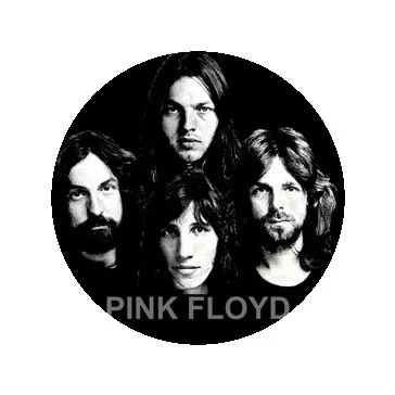 PINK FLOYD: Band (nagy jelvény, 3,7 cm)