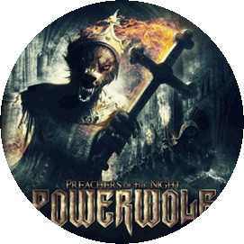 POWERWOLF: Preachers (nagy jelvény, 3,7 cm)