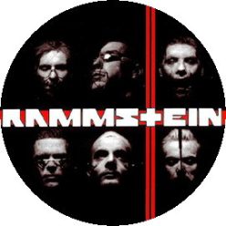 RAMMSTEIN: Du hast (nagy jelvény, 3,7 cm)
