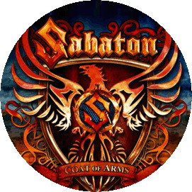 SABATON: Coat Of Arms (nagy jelvény, 3,7 cm)