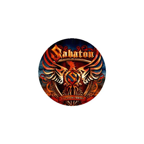 SABATON: Coat Of Arms (nagy jelvény, 3,7 cm) SABATON: Coat Of Arms (nagy jelvény, 3,7 cm)