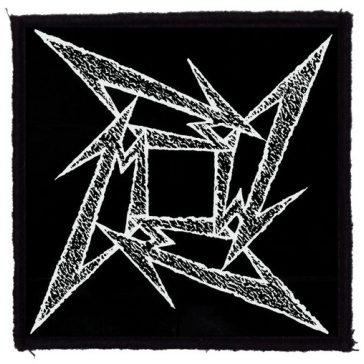 METALLICA: Ninja Logo (9,5 cm x 9,5 cm) (felvarró)