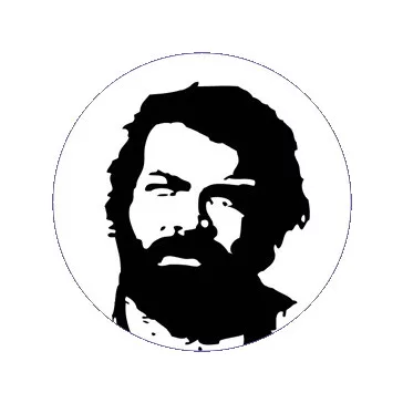 BUD SPENCER (nagy jelvény, 3,7 cm)