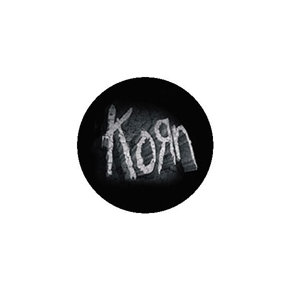 KORN: Stone Logo (nagy jelvény, 3,7 cm) KORN: Stone Logo (nagy jelvény, 3,7 cm)