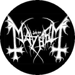MAYHEM: Logo (nagy jelvény, 3,7 cm)