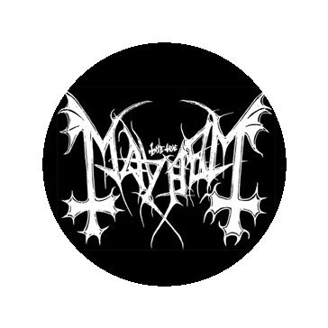 MAYHEM: Logo (nagy jelvény, 3,7 cm)
