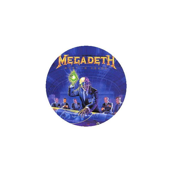 MEGADETH: Rust In Peace (nagy jelvény, 3,7 cm) MEGADETH: Rust In Peace (nagy jelvény, 3,7 cm)