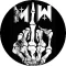 MOTIONLESS IN WHITE: Fingers (nagy jelvény, 3,7 cm)