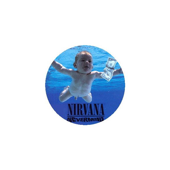 NIRVANA: Nevermind (nagy jelvény, 3,7 cm) NIRVANA: Nevermind (nagy jelvény, 3,7 cm)