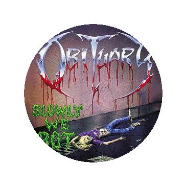 OBITUARY: Slowly We Rot (nagy jelvény, 3,7 cm)