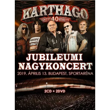 KARTHAGO: Együtt 40 éve 2019.04.13. (2CD+2DVD, box)