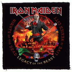   IRON MAIDEN: Nights Of The Dead (9,5 cm x 9,5 cm) (felvarró)