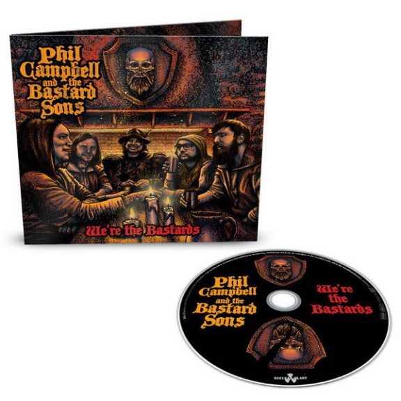 PHIL CAMPBELL AND THE BASTARD SONS: We're The Bastards (CD, digipack) PHIL CAMPBELL AND THE BASTARD SONS: We're The Bastards (CD, digipack)