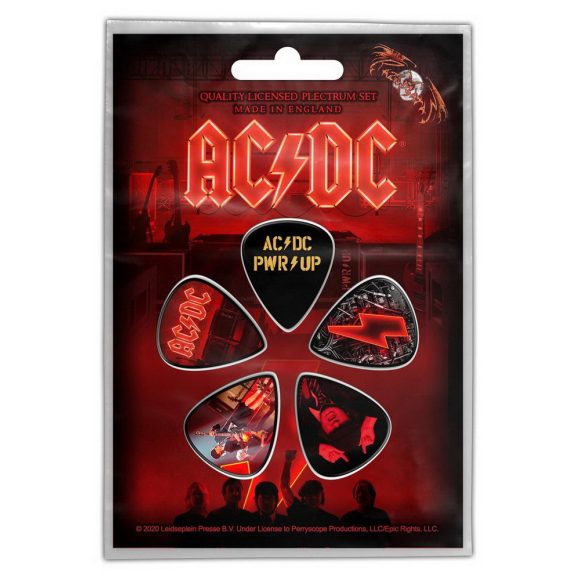 AC/DC - PWR Up (5 db pengető, 1 mm vastag) AC/DC - PWR Up (5 db pengető, 1 mm vastag)
