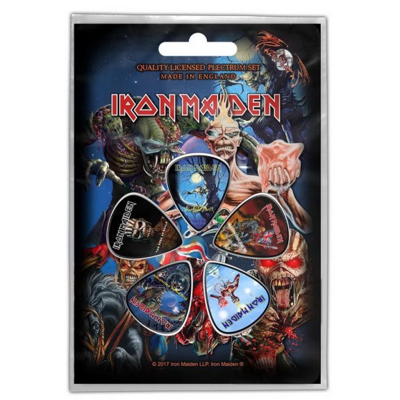 IRON MAIDEN - Later Albums (5 db pengető, 1 mm vastag) IRON MAIDEN - Later Albums (5 db pengető, 1 mm vastag)