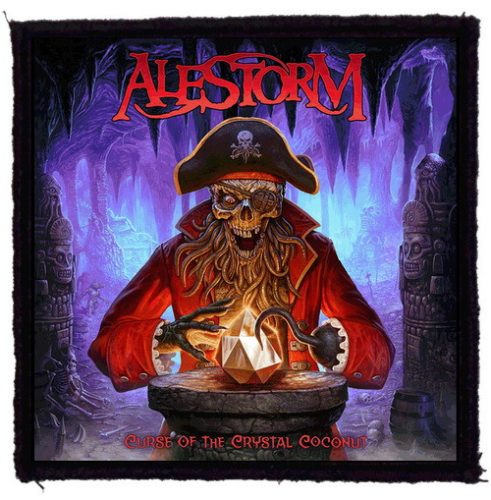 ALESTORM: Curse Of The Crystal Coconut (9,5 cm x 9,5 cm) (felvarró)