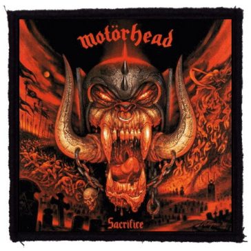 MOTORHEAD: Sacrifice (9,5 cm x 9,5 cm) (felvarró)