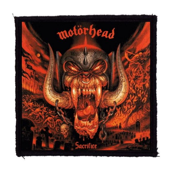 MOTORHEAD: Sacrifice (9,5 cm x 9,5 cm) (felvarró) MOTORHEAD: Sacrifice (9,5 cm x 9,5 cm) (felvarró)