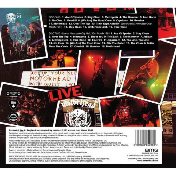 MOTORHEAD: No Sleep 'til Hammersmith - 40th Anniversary (2CD)
