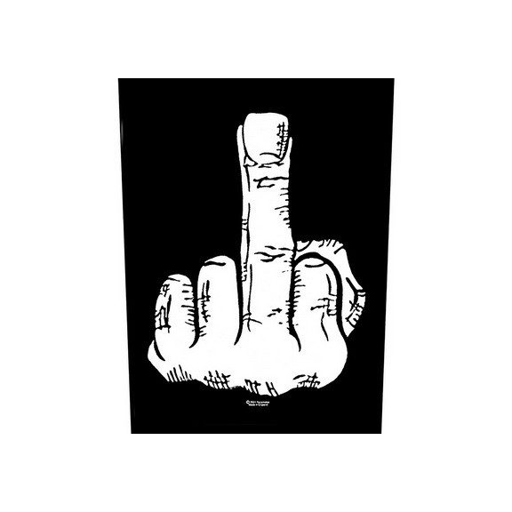 FUCK OFF FINGER (hátfelvarró / backpatch) FUCK OFF FINGER (hátfelvarró / backpatch)