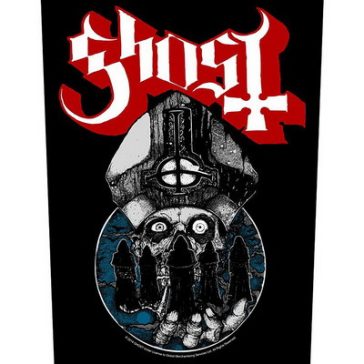 GHOST: Papa Warriors (hátfelvarró / backpatch)