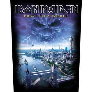 IRON MAIDEN: Brave New World (hátfelvarró / backpatch)