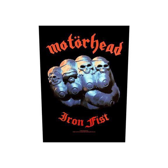 MOTORHEAD: Iron Fist Cover (hátfelvarró) MOTORHEAD: Iron Fist Cover (hátfelvarró)