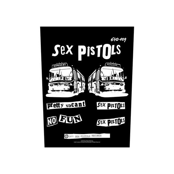 SEX PISTOLS: Pretty Vacant (hátfelvarró / backpatch) SEX PISTOLS: Pretty Vacant (hátfelvarró / backpatch)