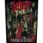 SLAYER: Reign In Blood (hátfelvarró / backpatch)