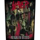SLAYER: Reign In Blood (hátfelvarró / backpatch)