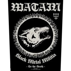 WATAIN: Black Metal Militia (hátfelvarró / backpatch)
