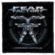 FEAR FACTORY: Aggression Continuum (9,5 cm x 9,5 cm) (felvarró)