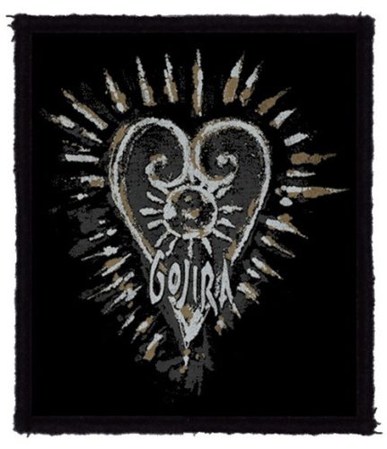 GOJIRA: Fortitude Heart (8 cm x 9,5 cm) (felvarró)