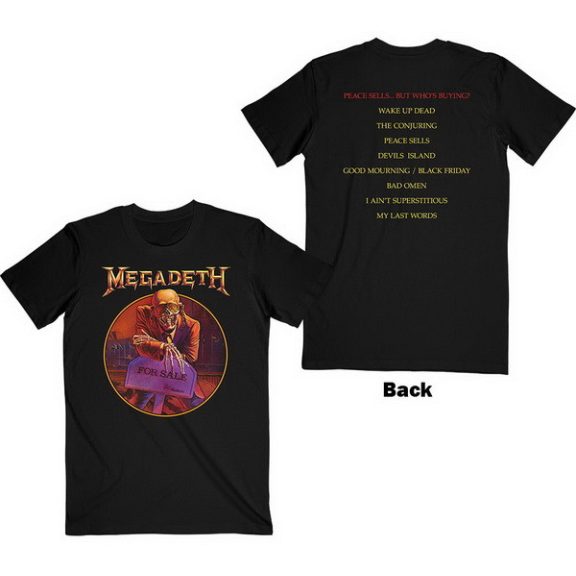 MEGADETH: Peace Sells...Tracklist (póló) MEGADETH: Peace Sells...Tracklist (póló)