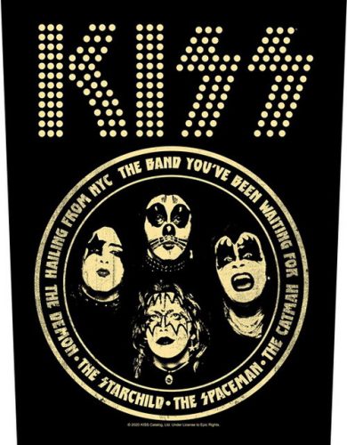 KISS: Hailing From NYC (hátfelvarró / backpatch)